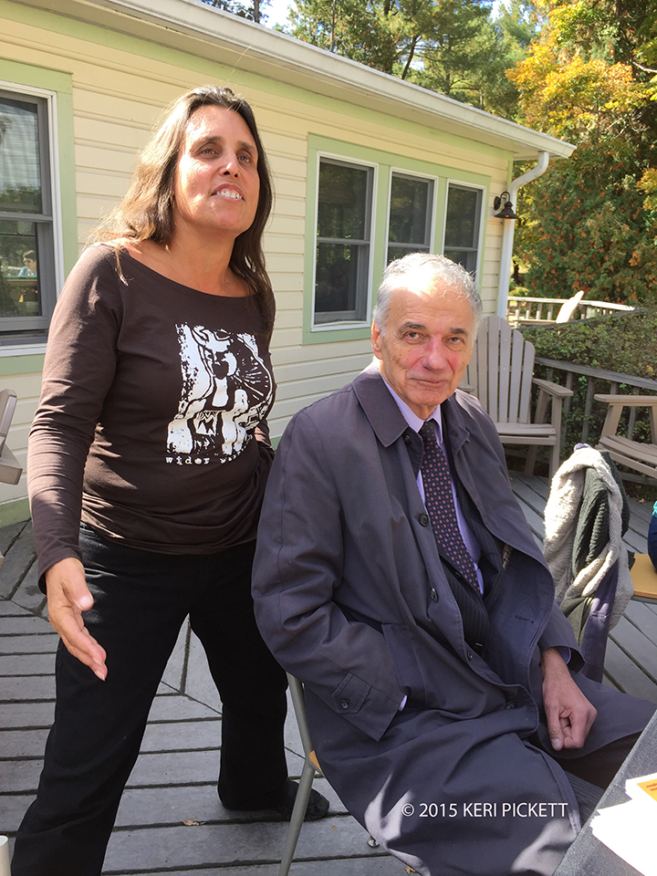 Winona LaDuke and Ralph Nader at the Omega Institute in New York. Photo by Keri Pickett